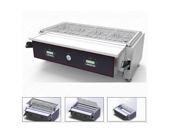 升降翻转式烤贝炉