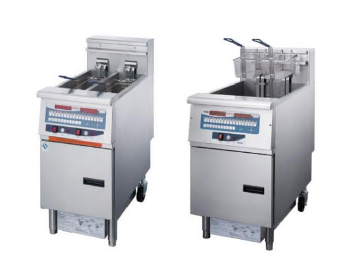  立式单缸双筛炸炉