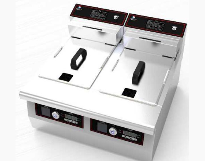 台式数字双缸炸炉